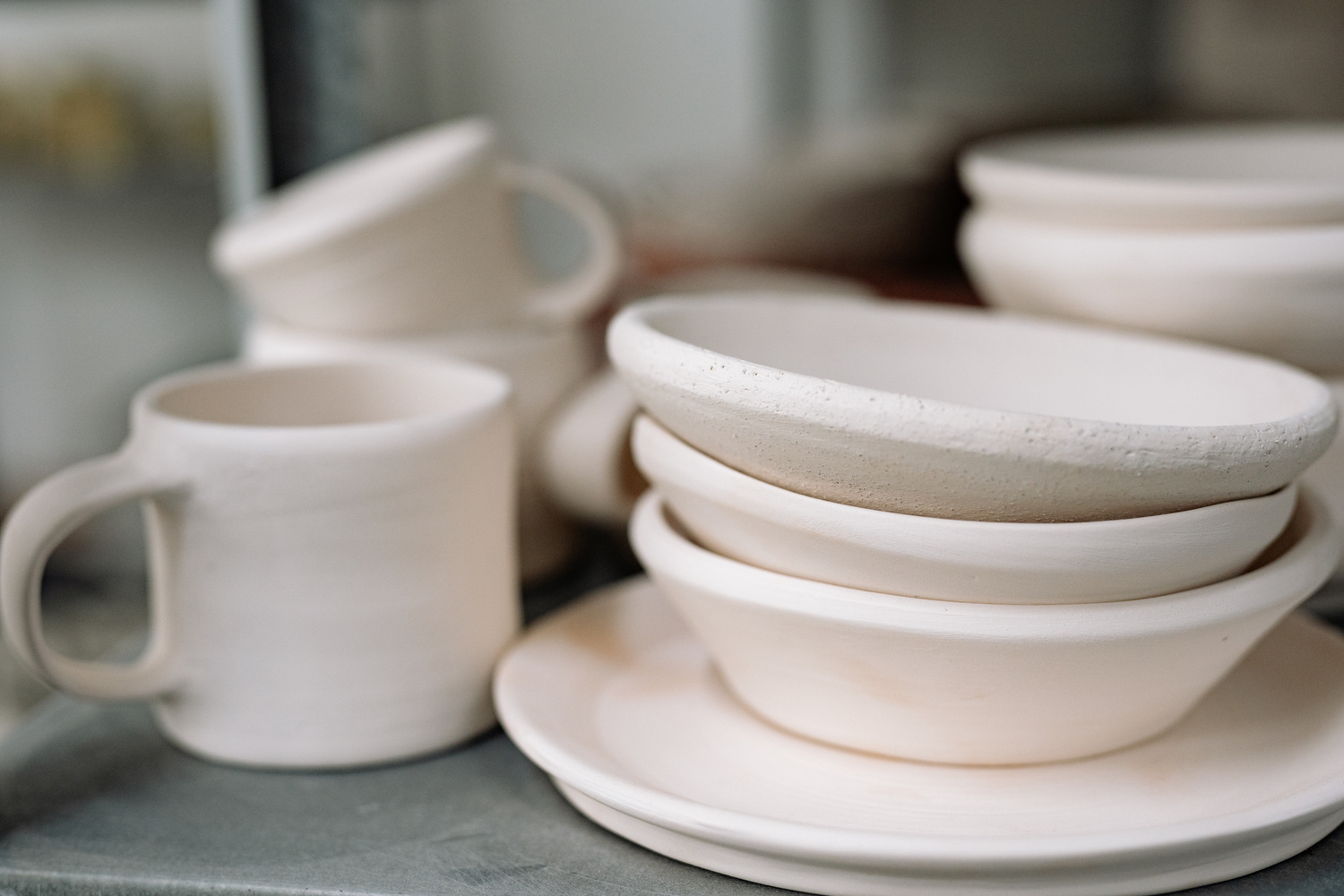 White Porcelain Dinnerware Set 